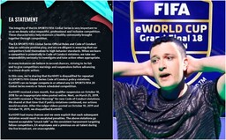 Nadával na FIFU a potom opľul šál s logom EA. Profesionálny hráč za to dostal ban, spoločnosti došla trpezlivosť