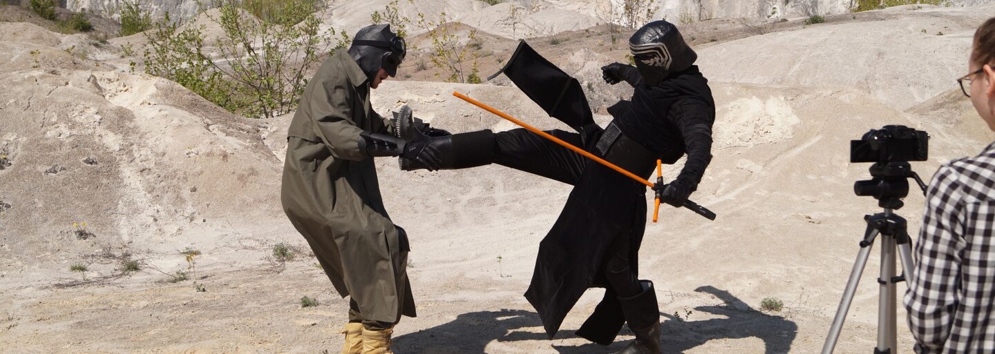 Nádejný slovenský talent natočil nízko-rozpočtový súboj Kylo Rena s Batmanom
