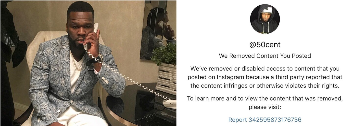 Naštvaný 50 Cent skončil s Instagramem poté, co mu zablokoval nevhodný obsah. Teď z trucu přidává sadomaso fotky