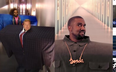 Najnovší uletený klip Kanyeho Westa dostal trefnú paródiu. James Corden podľa komentárov natočil lepšiu verziu Najnovší uletený klip Kanyeho Westa dostal trefnú paródiu. James Corden podľa komentárov natočil lepšiu verziu