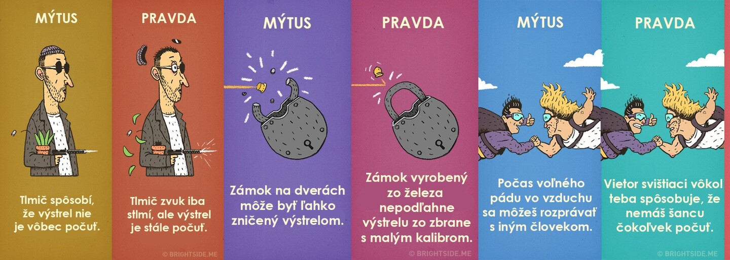 Nejrůznější filmové mýty, nad kterými při sledování ani přemýšlíme. Granát však zuby neodjistíš!