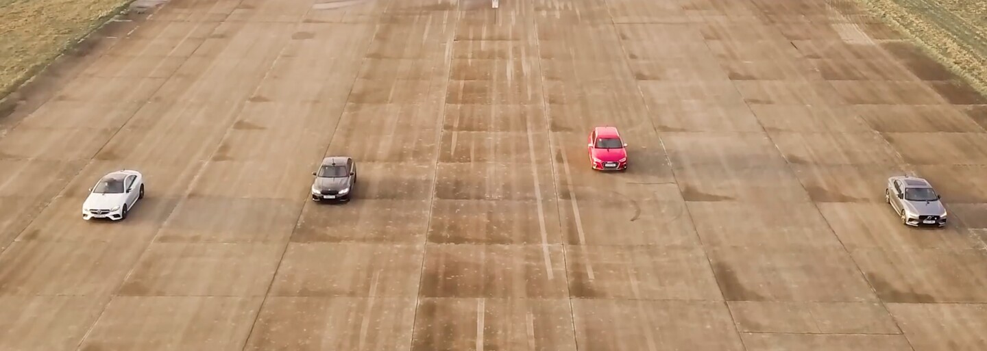 Najsilnejšie Volvo na trhu vyzvalo v šprinte nemeckú trojku. Ukázalo sa, že to nemalo robiť