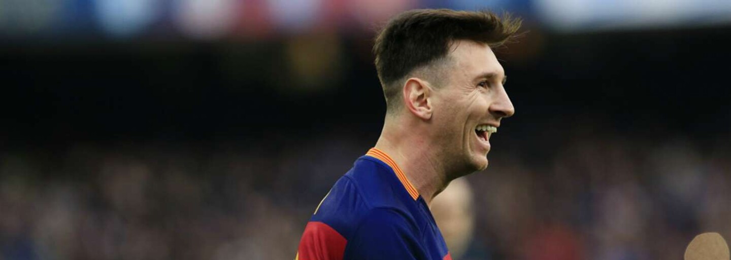 Nečudo, že mestský rival Barcelony nemá Messiho v láske. Už ako 17-ročný si robil z ich hráčov kužele