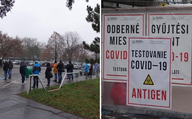 Nedovideli sme na koniec radu. Boli sme sa testovať včera aj dnes antigénovými testami Nedovideli sme na koniec radu. Boli sme sa testovať včera aj dnes antigénovými testami