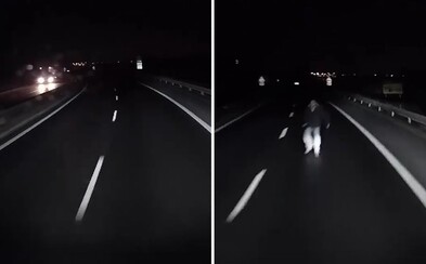 Neuveriteľné reflexy slovenského kamionistu, pred ktorým sa vynoril chodec na rýchlostnej ceste. Keby na sekundu zaváhal, dopadlo by to horšie Neuveriteľné reflexy slovenského kamionistu, pred ktorým sa vynoril chodec na rýchlostnej ceste. Keby na sekundu zaváhal, dopadlo by to horšie