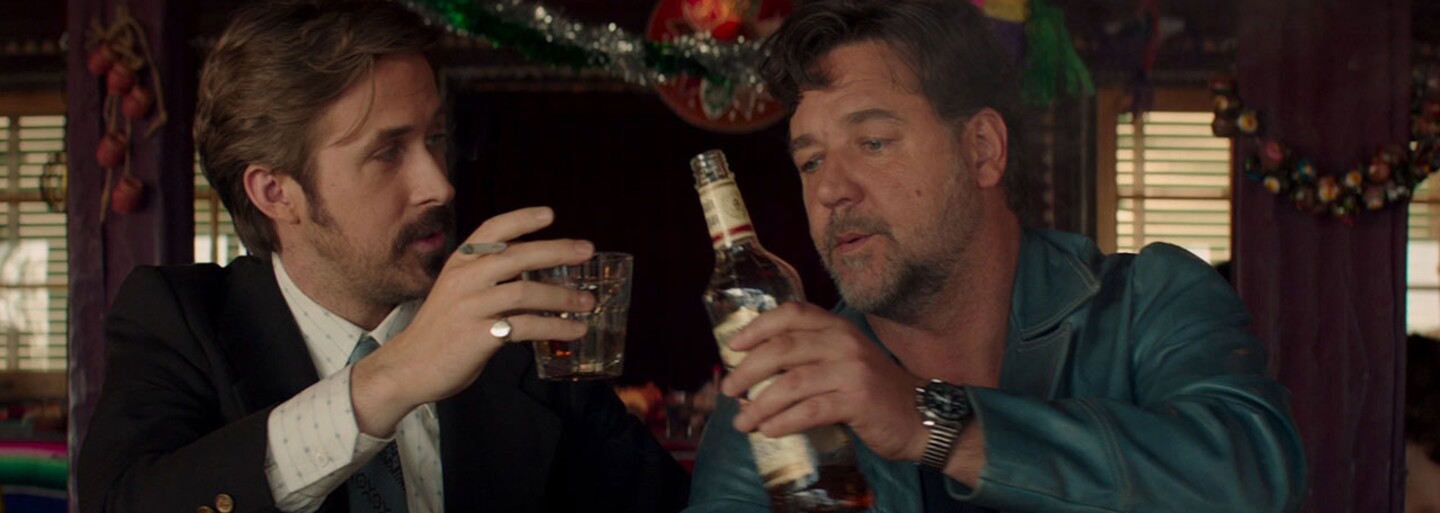 Neuveriteľne vtipný a vizuálne úžasný trailer pre The Nice Guys s Goslingom a Croweom!