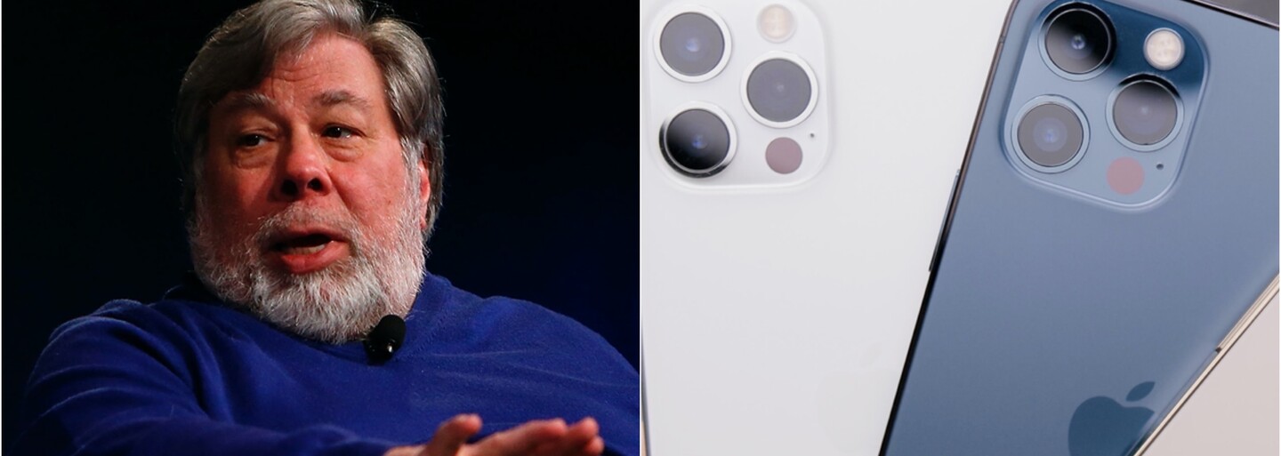 Nevím, jaký je rozdíl mezi iPhonem 12 a iPhonem 13, říká spoluzakladatel společnosti Apple Steve Wozniak 