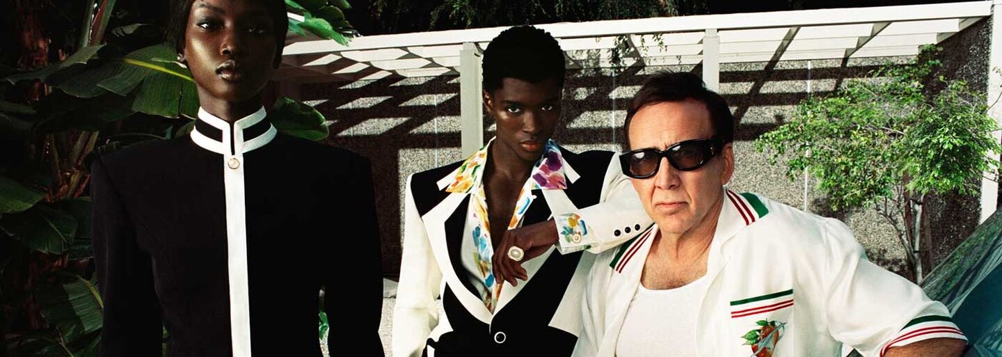 Nicolas Cage je tvárou luxusnej módnej značky po boku modelingových hviezd