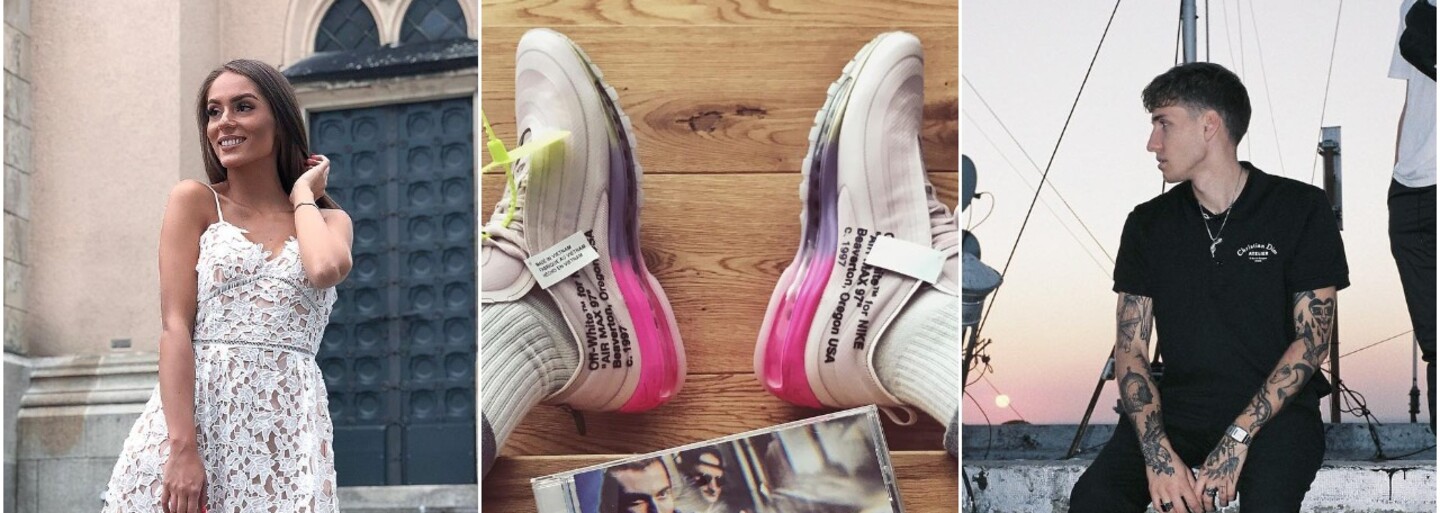 Nike s Off-White alebo tenisky od Dior. Aké topánky zvolili českí influenceri počas jesene?