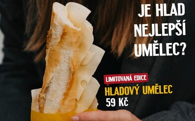 Nová bageta Hladový umělec pomáhá divadlům. Bageterie Boulevard jim věnuje 10 korun z každého prodaného kusu Nová bageta Hladový umělec pomáhá divadlům. Bageterie Boulevard jim věnuje 10 korun z každého prodaného kusu