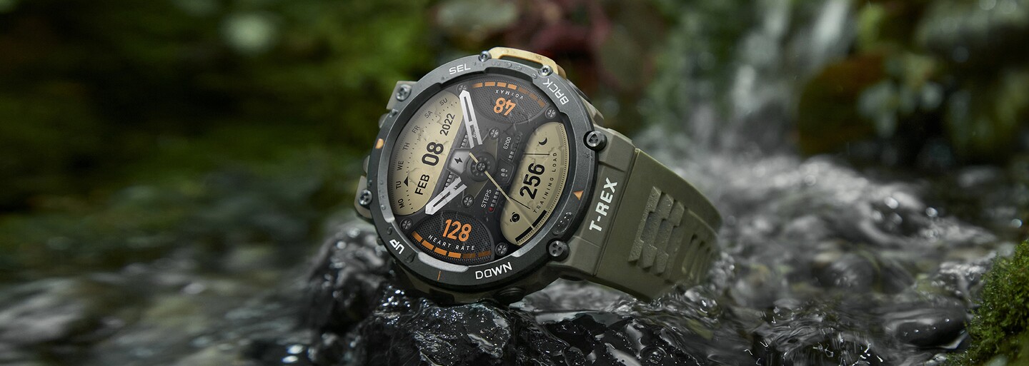Novinka od Amazfit T-Rex 2 je jako stvořená pro všechny outdoor nadšence
