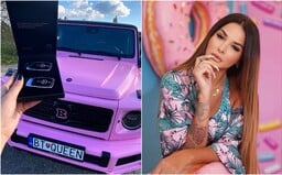 Nový Mercedes Zuzany Plačkovej za približne 200-tisíc eur je už hotový. Nechala si ho nafarbiť naružovo