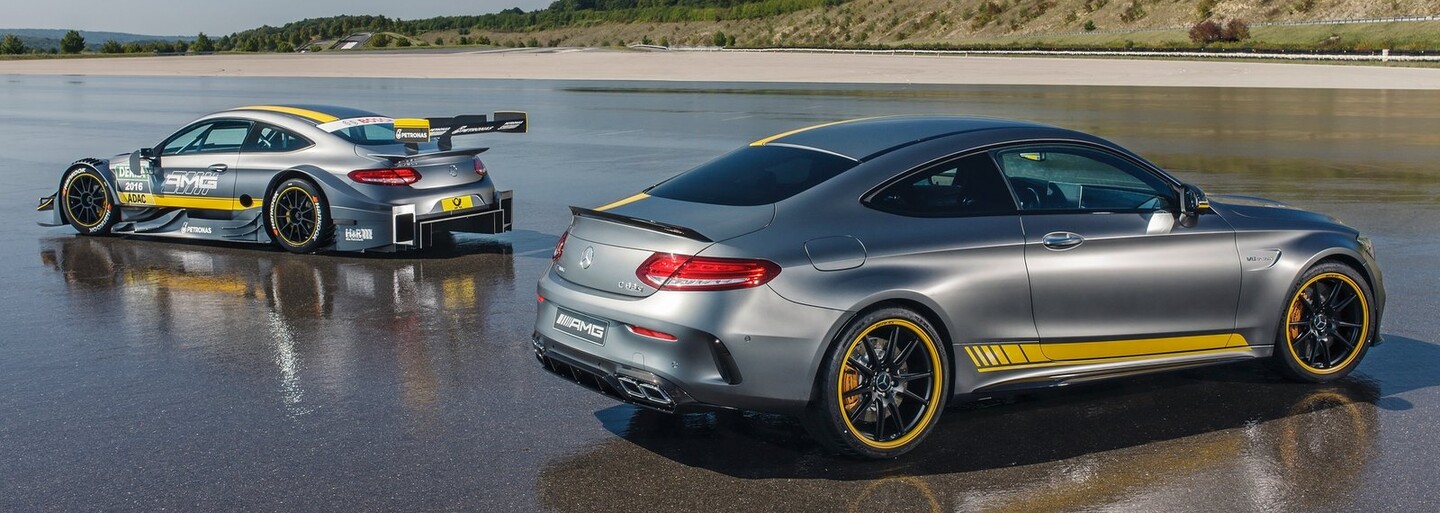 Nový Mercedes-AMG C 63 Coupé spoznávame v úvodne verzii Edition 1, ale aj ako závodné DTM