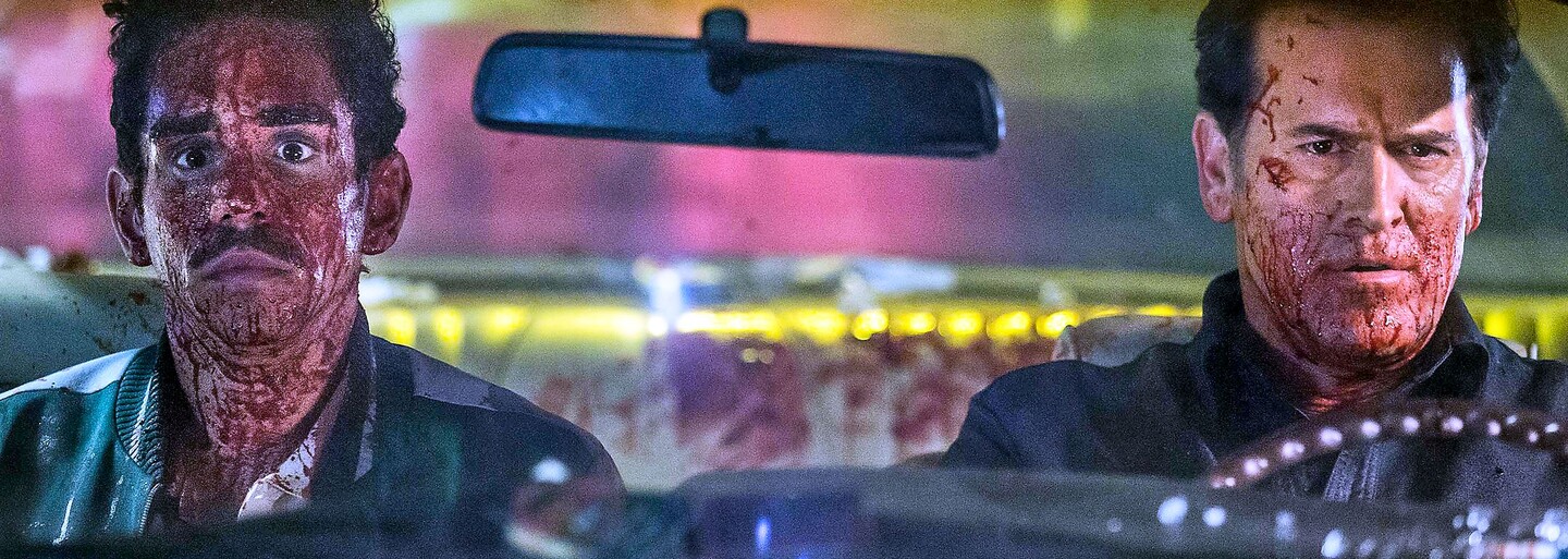 Obhadzovanie spermiami či párty v márnici. Týchto 11 nechutných a krvavých scén z Ash vs Evil Dead vás presvedčí o pozeraní tohto seriálu
