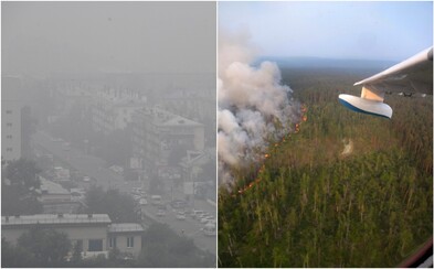 Obrovské požiare v Rusku vidno na satelitných záberoch a môžu urýchliť roztápanie Arktídy. Mestá v okolí pohlcuje čierny dym Obrovské požiare v Rusku vidno na satelitných záberoch a môžu urýchliť roztápanie Arktídy. Mestá v okolí pohlcuje čierny dym