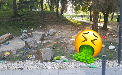 Obrovský bordel, fľaše a igelitky. Študentská Erazmus párty na Mlynoch mala smutnú dohru Obrovský bordel, fľaše a igelitky. Študentská Erazmus párty na Mlynoch mala smutnú dohru