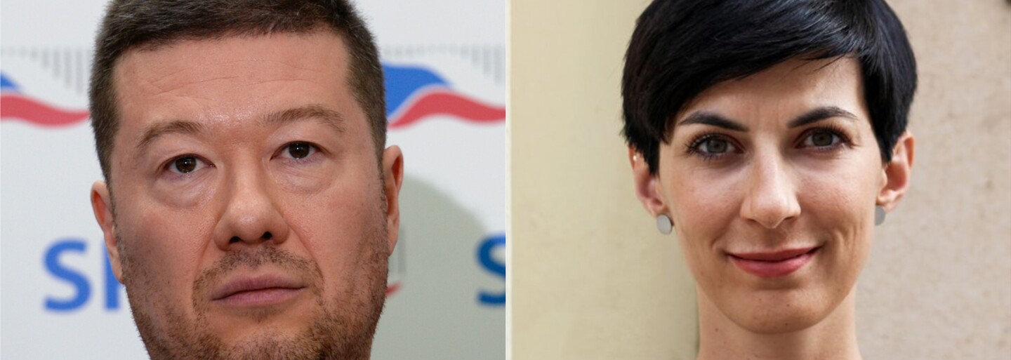 Okamura k Pekarové: „Servis jako královna, nechce jíst ve sněmovní jídelně.“ TOP 09 se ohradila, politička tam seděla i s opozicí
