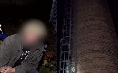 Opitý Slovák vyliezol na 30-metrový komín. Žiadal alkohol, cigaretu a pizzu, aby zliezol dole Opitý Slovák vyliezol na 30-metrový komín. Žiadal alkohol, cigaretu a pizzu, aby zliezol dole
