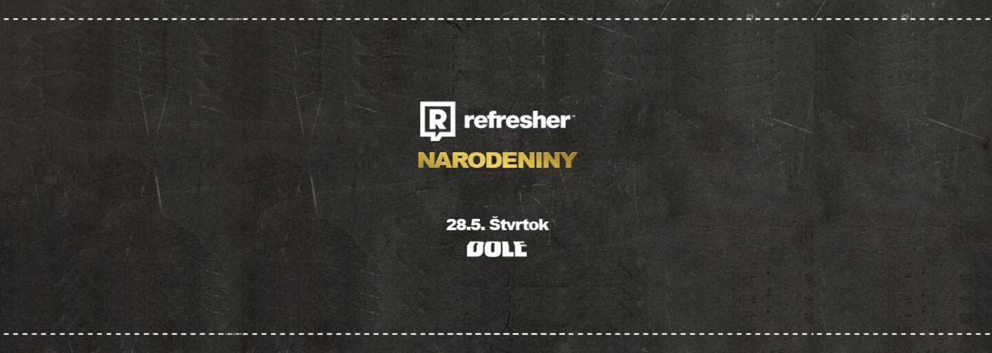 Osláv naše 4. narodeniny s Kontrafaktom už 28. mája!