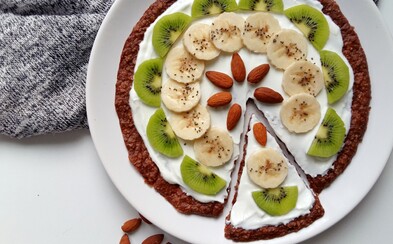 Ovsená raňajková pizza (Recept) Ovsená raňajková pizza (Recept)