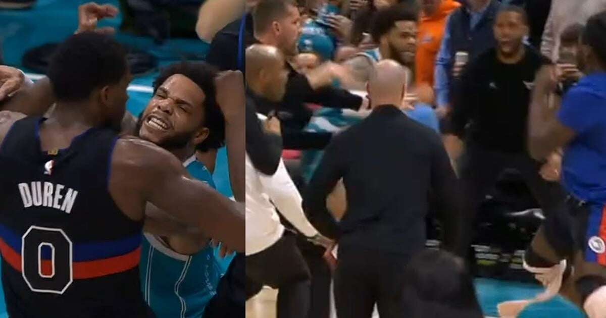 VIDEO: Skoro jako v NHL. Hráči NBA se postarali o největší basketbalovou rvačku sezóny