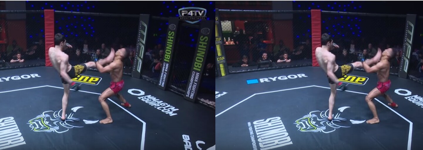 Padol ako podťatý. Brutálny MMA knockout z Anglicka, po ktorom o sebe bojovník vôbec nevedel