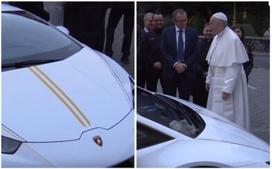 Pápež František dostal novučičké Lamborghini Huracán. Nehodlá sa však vzdať svojho papamobilu a radšej ho predá Pápež František dostal novučičké Lamborghini Huracán. Nehodlá sa však vzdať svojho papamobilu a radšej ho predá