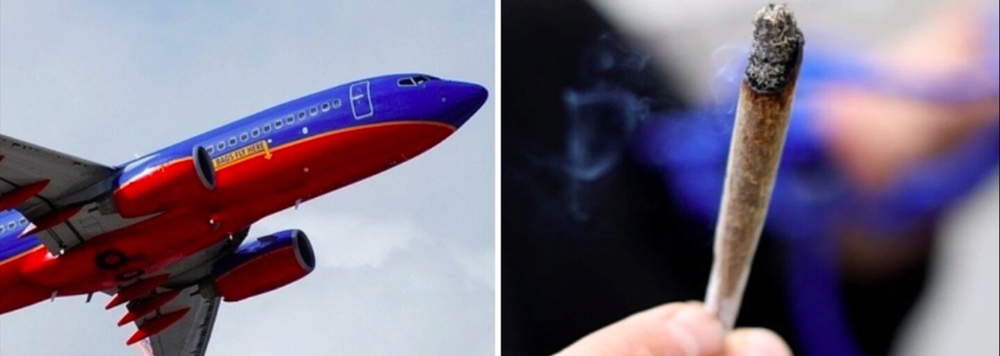 Pasažier lietadla si na ceste do Los Angeles zapálil na palube jointa. Po chvíli prišlo núdzové pristátie