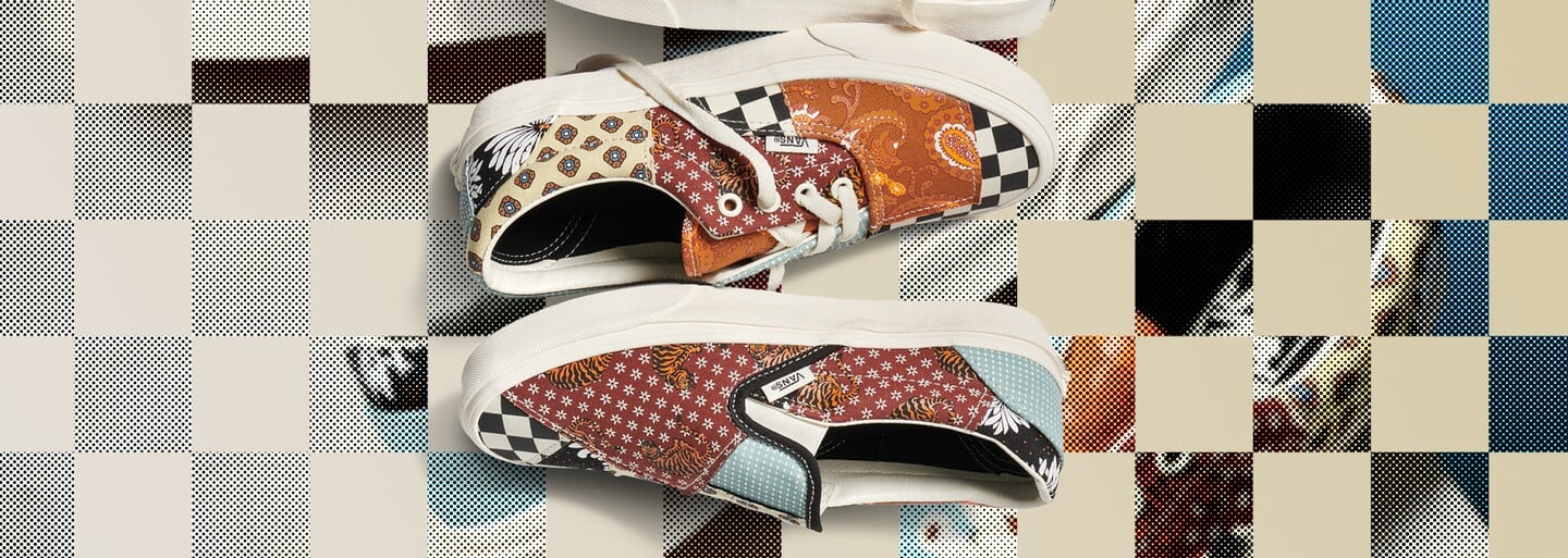 Patchwork krásky od Vans, kontrastní Air Force 1 nebo Y-3. Díky těmto teniskám se neztratíš v davu