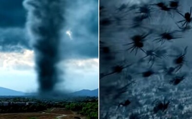Pavouci vyskakují z tornáda a požírají lidi. Arachnado je plné příšerných hereckých výkonů a chabého CGI Pavouci vyskakují z tornáda a požírají lidi. Arachnado je plné příšerných hereckých výkonů a chabého CGI