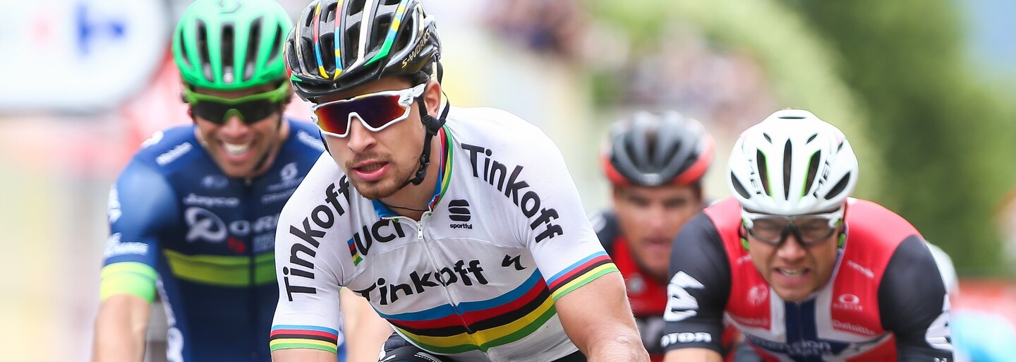 Peter Sagan po heroickom výkone vyhráva 11. etapu na Tour de France v zelenom drese!