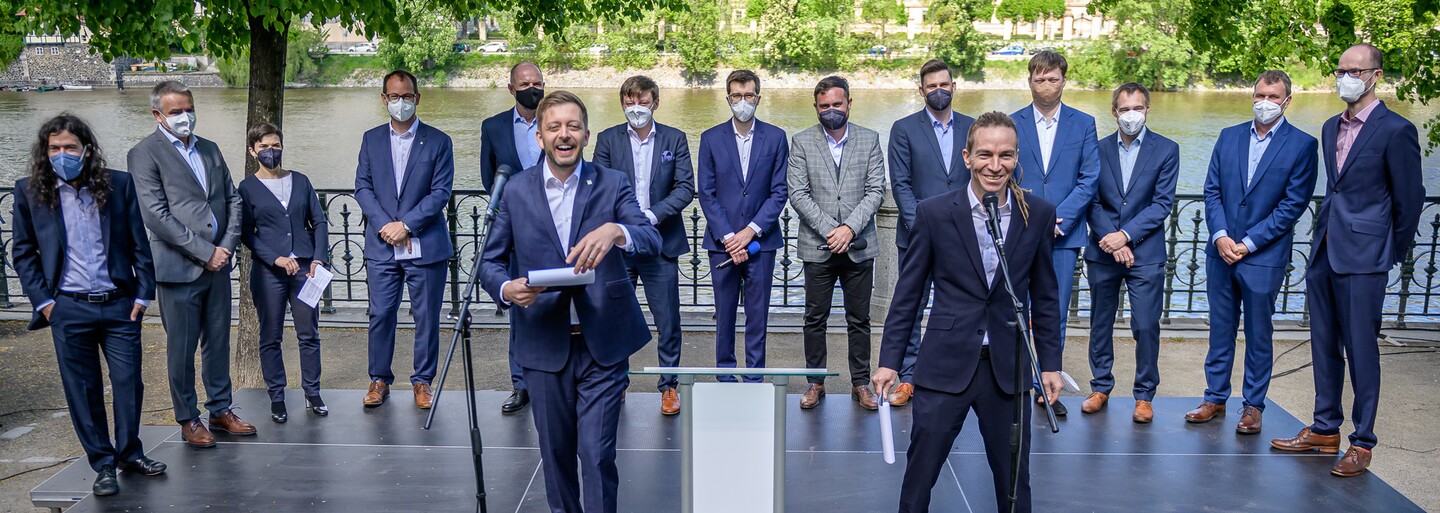 Piráti a STAN představili své kandidáty na ministerské posty. Vnitro by mohl mít Rakušan, finance Wagenknecht