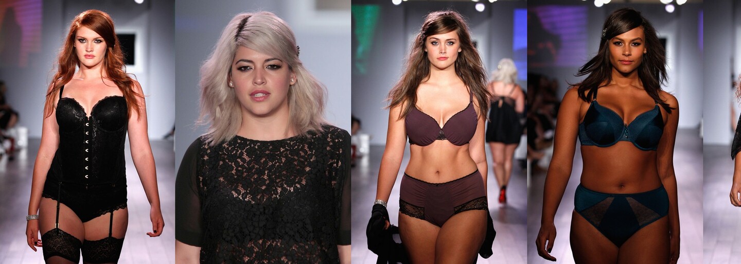 Plnoštíhle modelky na čele s Ashley Graham ovládli týždeň módy v New Yorku. Svetu ukázali špeciálnu kolekciu spodnej bielizne