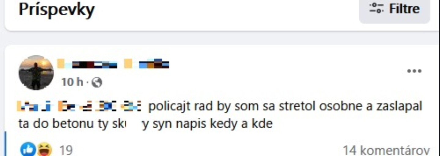 Polícia obvinila muža, ktorý vyzýval na Facebooku na súboj policajta