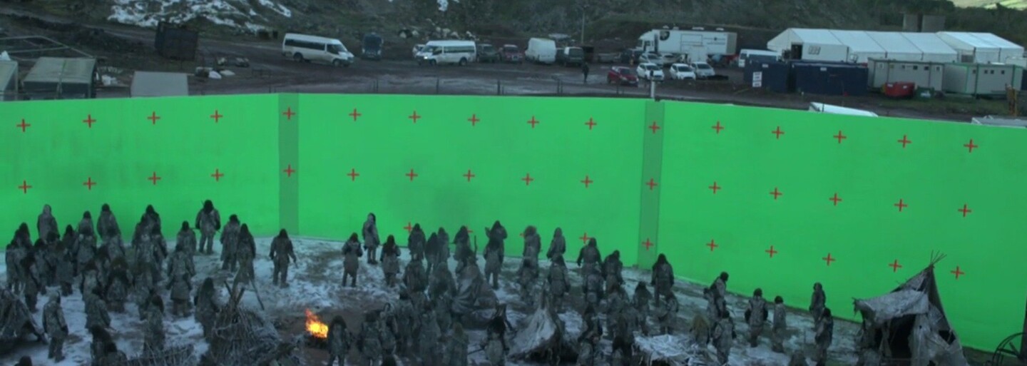 Pred a po pridaní CGI počítačových efektov: Game of Thrones špeciál