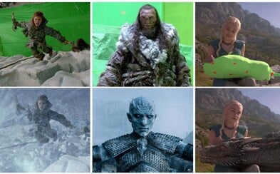 Před po přidání CGI počítačových efektů: Game of Thrones speciál Před po přidání CGI počítačových efektů: Game of Thrones speciál