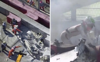 Závody Formule 2 opět poznamenala těžká nehoda, pilot mohl uhořet přímo v autě Závody Formule 2 opět poznamenala těžká nehoda, pilot mohl uhořet přímo v autě