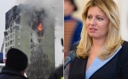 Prezidentka Zuzana Čaputová věnovala obětem exploze v Prešově 5 000 eur a poskytla ubytování, počet obětí bude ještě růst