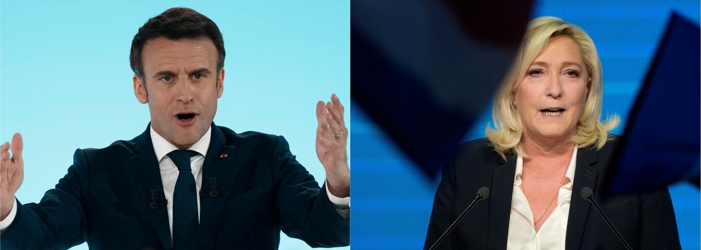 Prezidentské volby ve Francii: Do druhého kola postoupili Emmanuel Macron a Marine Le Pen