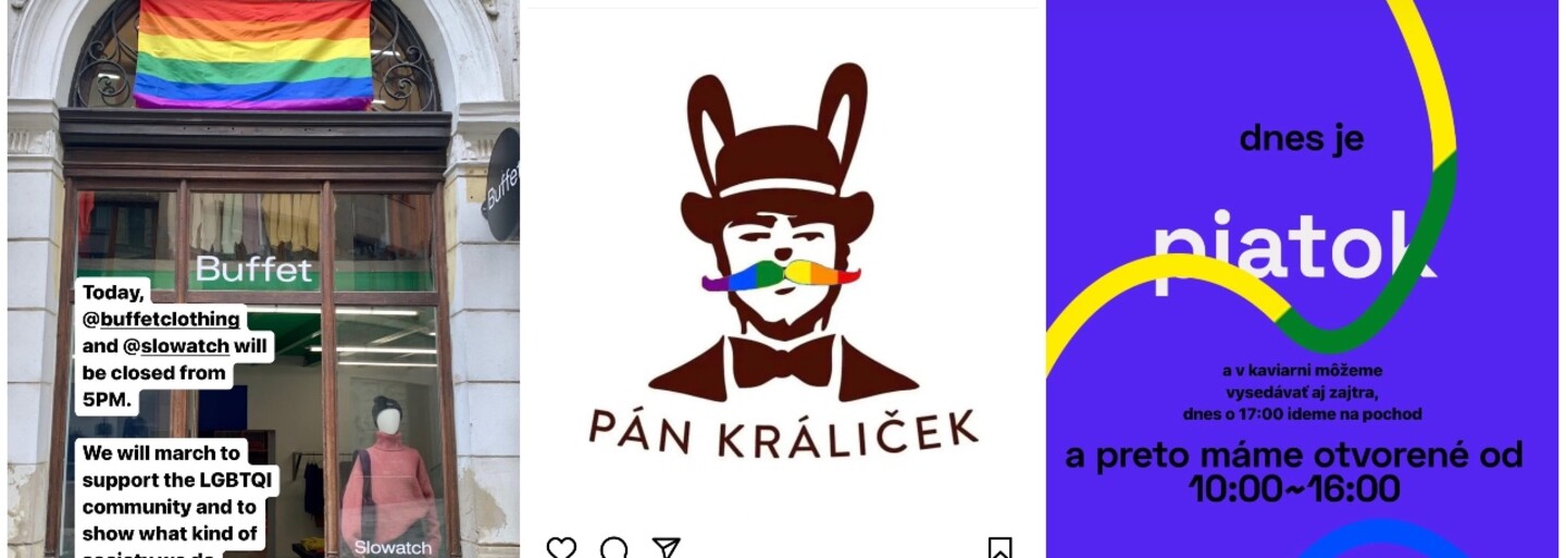 Prezidentský palác vyvesil dúhovú vlajku. Dnešný pochod podporujú aj viaceré bratislavské prevádzky