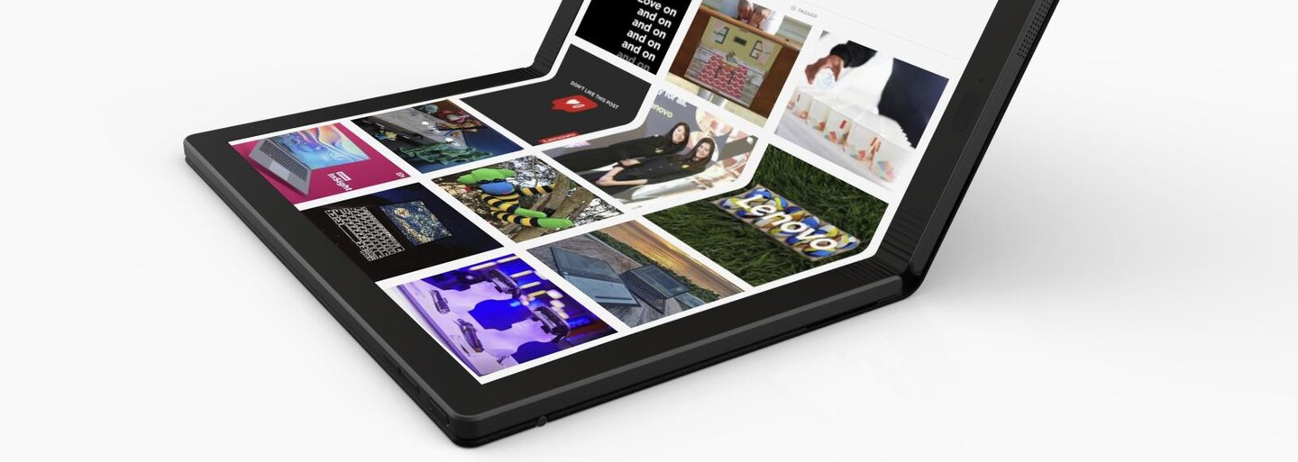 Pri skladacích telefónoch to nekončí. Lenovo predstavilo laptop so skladacou konštrukciou