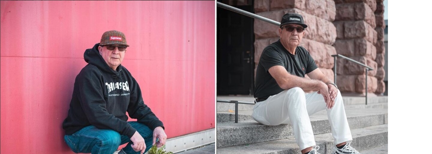 Přísný 71letý dědeček si zamiloval Supreme, Yeezy i Thrasher. Abram je i navzdory svému věku nosí líp než polovina Čechů