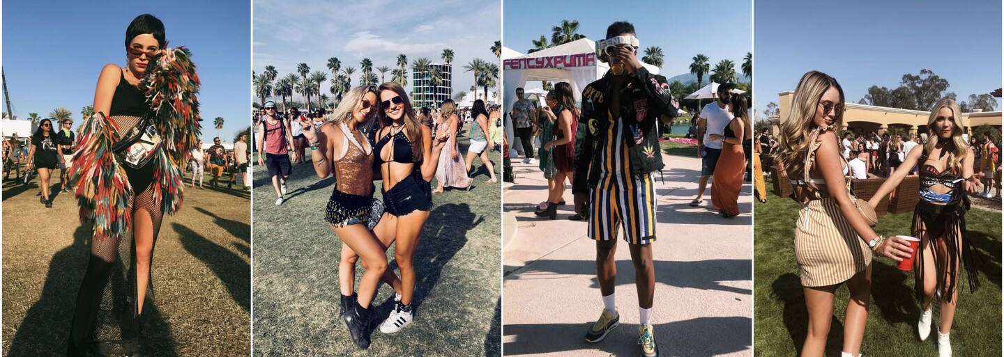 Príťažlivé ženy v zaujímavých outfitoch? Coachella 2018 prilákala aj tisíce módnych nadšencov, ktorí vedia, ako sa obliecť na festival