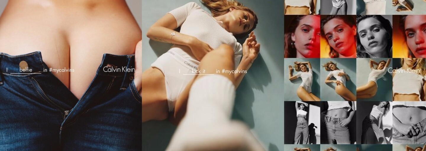 Provokativní kampaň Calvin Klein ukazuje, co všechno se dá dělat v kouscích známé značky. Tentokrát ale trochu odvážněji