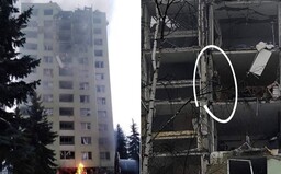 První fotky z místa exploze plynu na Slovensku zachycují rozpadající se panelák i lidi na balkonech ve snaze zachránit se