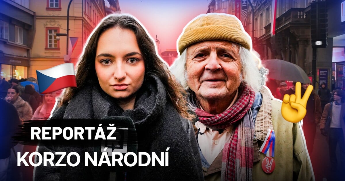VIDEO: Takhle letos vypadalo Korzo Národní. Ptali jsme se lidí, co pro ně znamená slovo svoboda