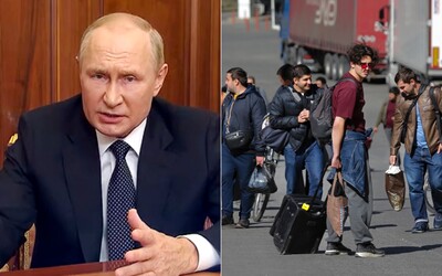 Putinovi utieklo od vyhlásenia mobilizácie už 200-tisíc mužov, boja sa vojny. Ruský prezident už priznal zlyhanie