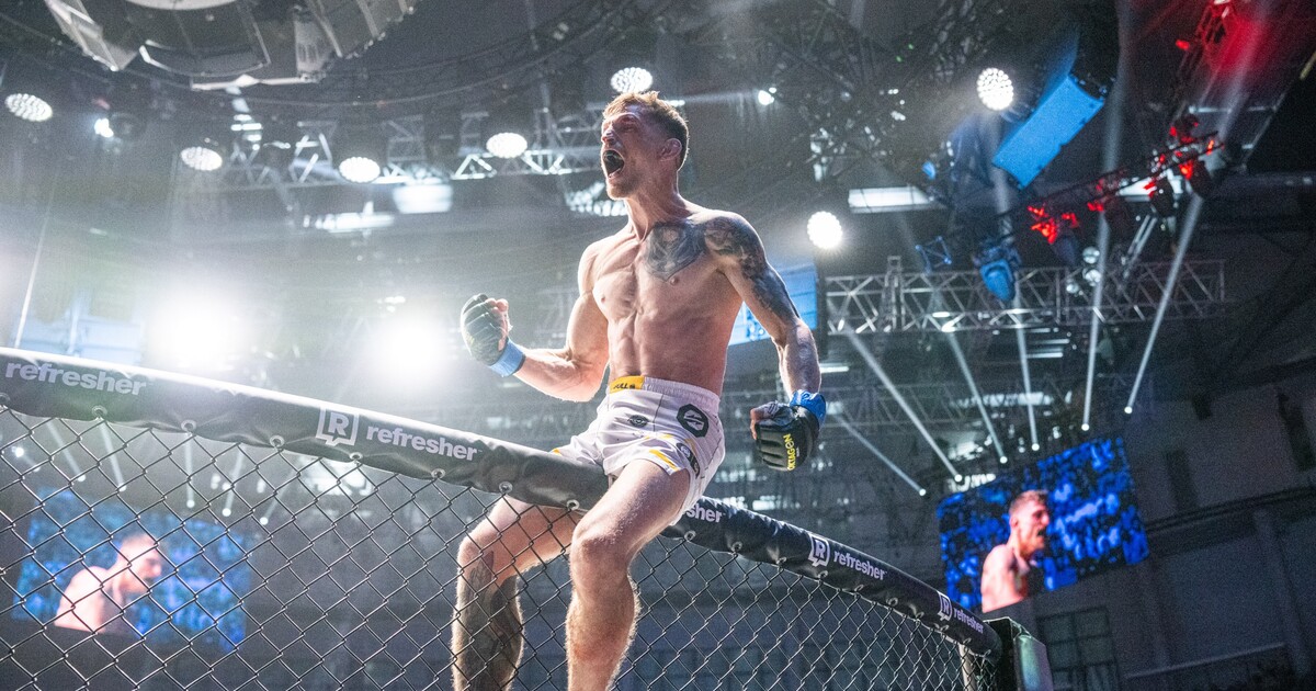 Česká euforie, knockouty, pády. Podívej se na nejlepší fotky z Oktagonu 75