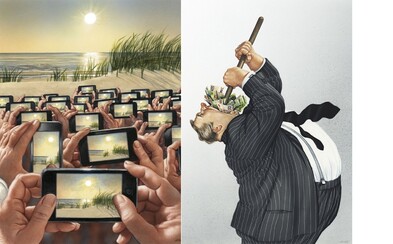 Rakúšan, ktorý mal za svoje ilustrácie ísť do väzenia. Dnešnú spoločnosť sa nebojí ukázať v tom najhoršom svetle Rakúšan, ktorý mal za svoje ilustrácie ísť do väzenia. Dnešnú spoločnosť sa nebojí ukázať v tom najhoršom svetle