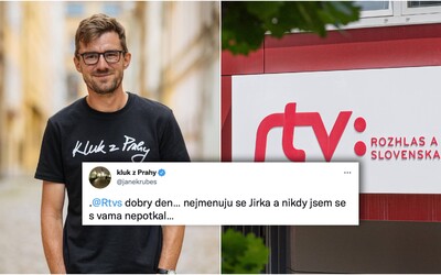 Redaktorka RTVS zinscenovala rozhovor so známym youtuberom z kanálu Kluci z Prahy. Nikdy sme sa nestretli, odkazuje Rubeš